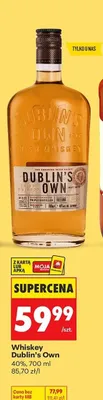 Whiskey Dublin's Own promocja w Biedronka