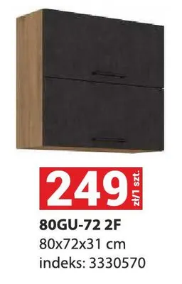 Szafka kuchenna 80GU-72 2F promocja w Merkury Market