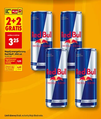 Napój energetyczny cranberry Delito promocja w Biedronka