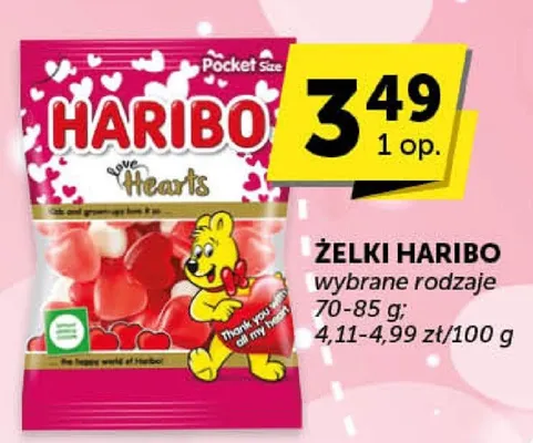 Żelki HARIBO wybrane rodzaje promocja w Euro Sklep