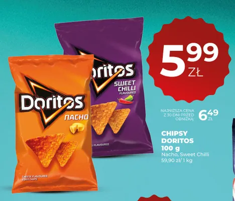 Chipsy Doritos Nacho promocja w Duży Ben