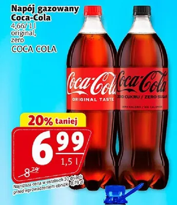 Napój gazowany Coca-Cola Original Taste promocja w Prim Market