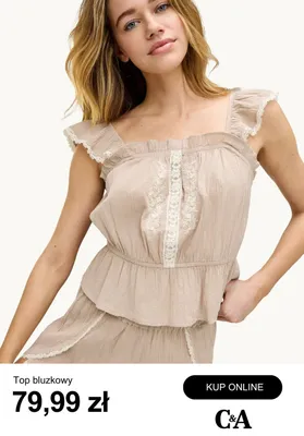 Top bluzkowy C&A promocja w C&A