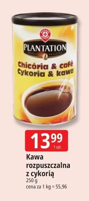 Kawa rozpuszczalna z cykorią Plantation promocja w Leclerc