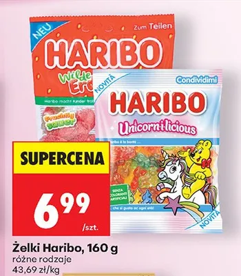 Żelki różne rodzaje promocja w Biedronka