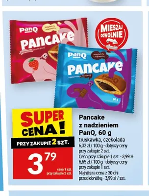 Pancake z nadzieniem PanQ czekolada promocja w Twój Market