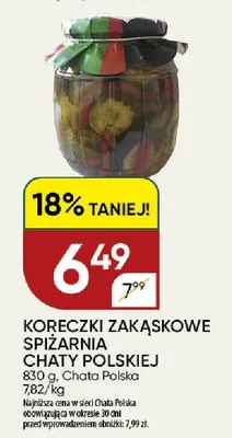Koreczki zakąskowe Spiżarnia Chaty Polskiej promocja w Chata Polska