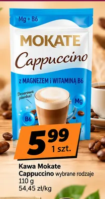 Kawa Mokate Cappuccino promocja w emma MARKET
