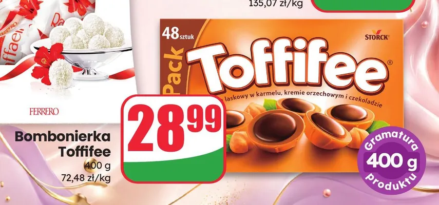 Bombonierka Toffifee promocja w Dino