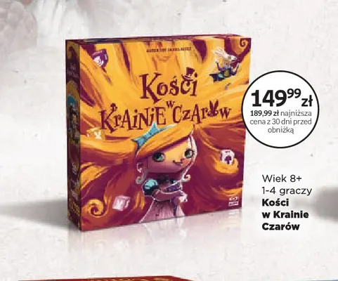 Gra planszowa Kości w Krainie Czarów Galakta promocja w Empik