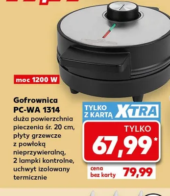 Gofrownica ProfiCook PC-WA 1314 promocja w Kaufland