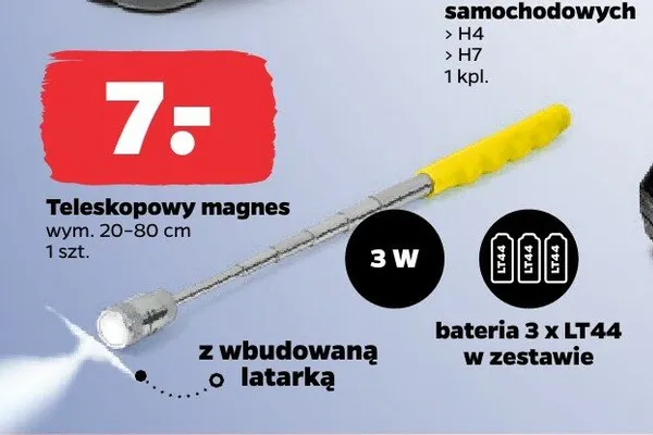 Teleskopowy magnes promocja w Netto
