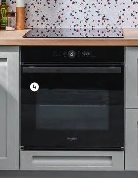 Piekarnik parowy Whirlpool WOI4S8HM2SBA czarny promocja w Castorama