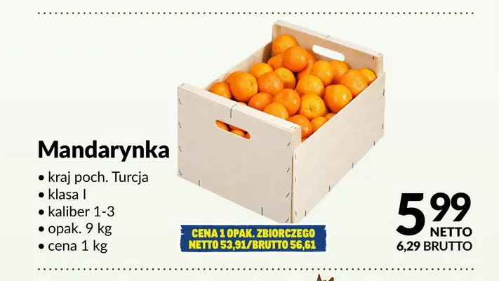 Mandarynki promocja w Makro