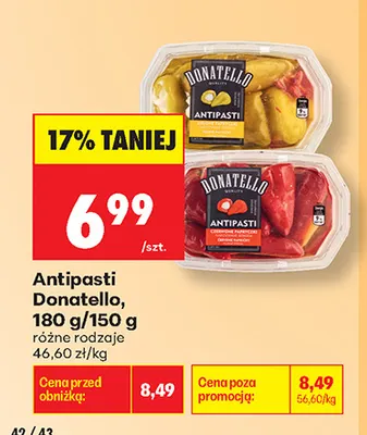 Antipasti Donatello promocja w Biedronka