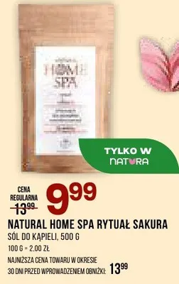 Sól do kąpieli rytuał sakura promocja w Drogerie Natura