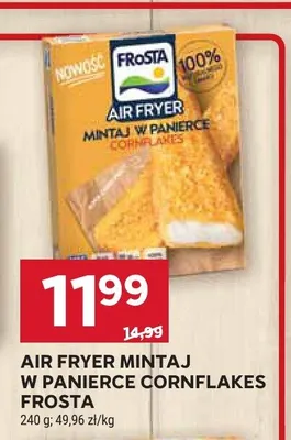 Air Fryer Mintaj w panierce cornflakes Frosta promocja w Stokrotka