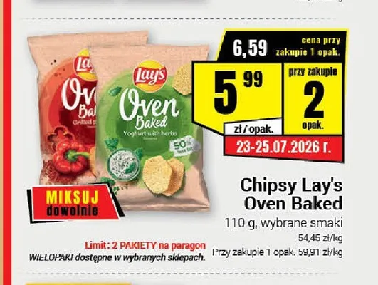 Chipsy Lay's Oven Baked promocja w Premium Nasz Sklep