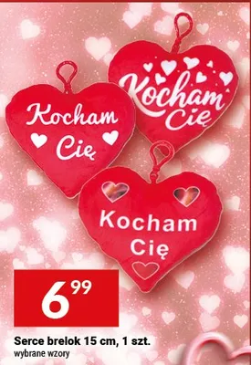 Serce brelok 15 cm promocja w Twój Market
