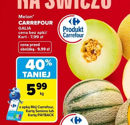 Melon Galia Carrefour promocja w Carrefour