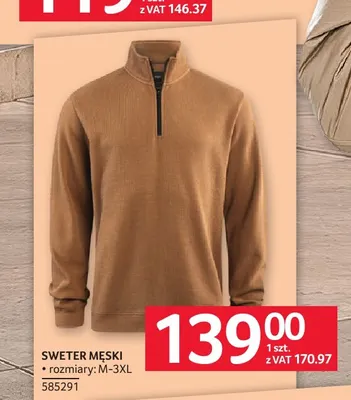 Sweter męski promocja w Selgros