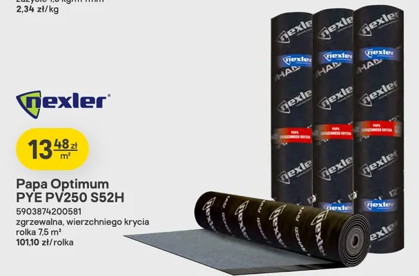 Papa Optimum Pye PV250 S52H Nexler promocja w Castorama