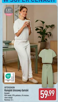 Komplet dresowy damski promocja w Aldi