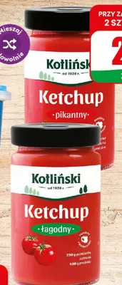 Ketchup pikantny Kotliński promocja w Dino