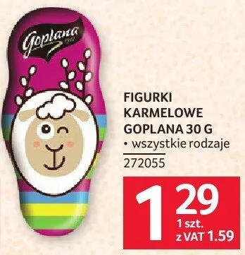 Figurki karmelowe Góplana 30 g promocja w Selgros
