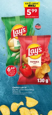 Chipsy Lay's paprika promocja w LEWIATAN