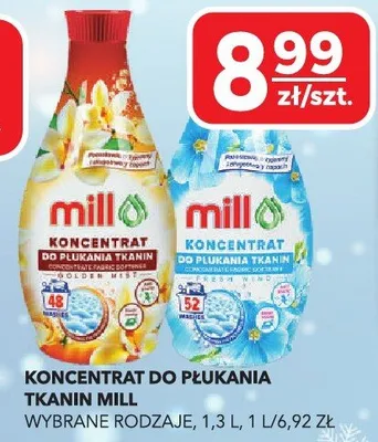 Koncentrat do płukania tkanin Mill wybrane rodzaje promocja w Top Market