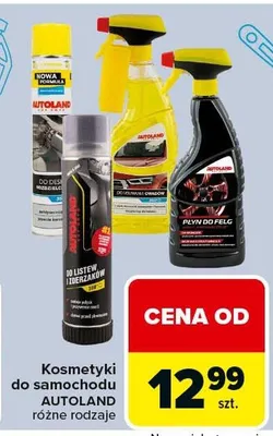 Kosmetyki do pojazdów Autoland różne rodzaje promocja w Carrefour