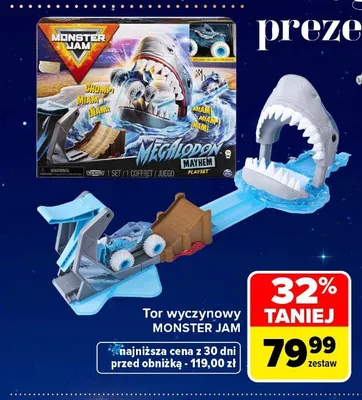 Tor wyczynowy Monster Jam promocja w Carrefour Market