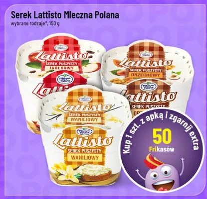 Serek Lattisto orzechowy 150g promocja w POLOmarket