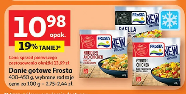 Danie gotowe 400-450 g, wybrane rodzaje promocja w Auchan