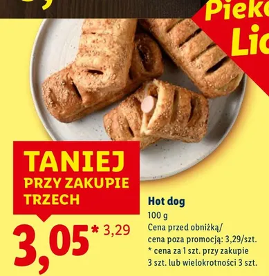 Hot dog promocja w Lidl