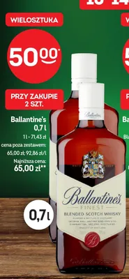 Whisky Finest Blended Scotch Whisky promocja w Żabka