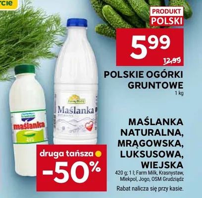 Maślanka promocja w Stokrotka