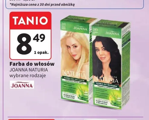 Farba do włosów Joanna Naturia promocja w Intermarche