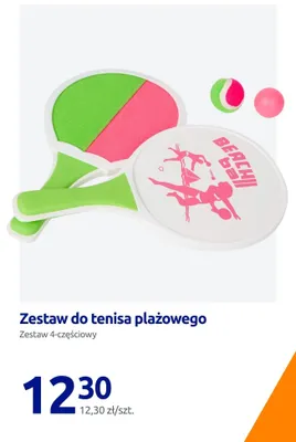 Zestaw do tenisa plażowego promocja w Action