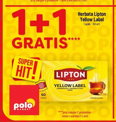 Herbata Lipton Yellow Label promocja w POLOmarket