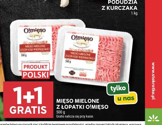 Mięso mielone z łopatki O!Mięso promocja w Stokrotka