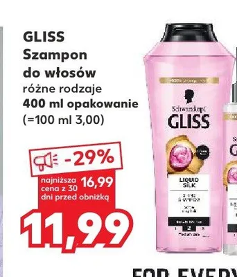 Szampon do włosów różne rodzaje 400ml opakowanie promocja w Kaufland