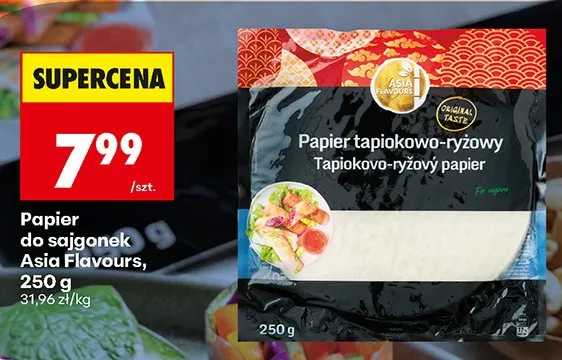 Papier do sajgonek Asia Flavours promocja w Biedronka