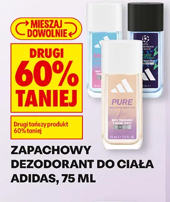 Zapachowy dezodorant do ciała Adidas promocja w Biedronka