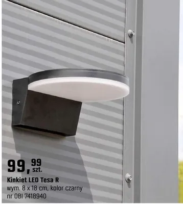 Kinkiet LED Tesa R promocja w OBI