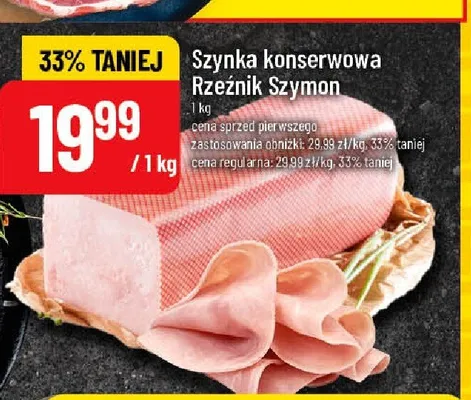 Szynka konserwowa Rzeźnik Szymon promocja w POLOmarket
