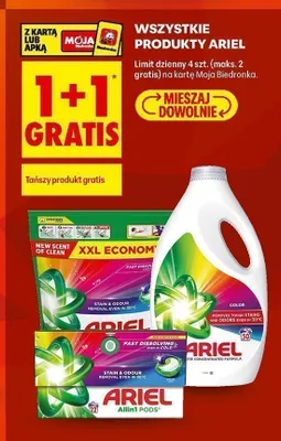 Produkty Ariel promocja w Biedronka