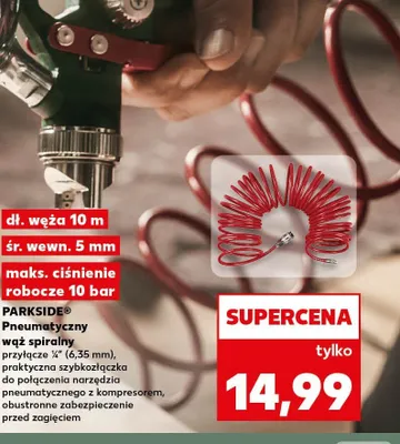 Pneumatyczny wąż spiralny PARKSIDE promocja w Kaufland
