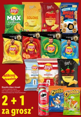 Chipsy karbowane Lay's MAX Argentinian Grilled Steak promocja w Lidl